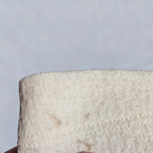 Cream Addition Elle Cowl Neck Shirt with Brown Button Detail Woman's X Plus Size - Picture 7 of 8